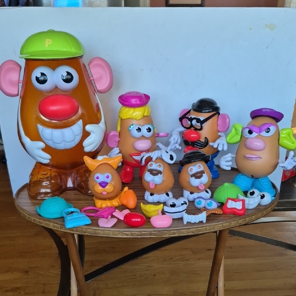 Hasbro Mr Potato Head With Storage Unit .Gently Played With.